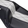 Le Pera - LK-987GT1 - Outcast GT Seat - Full-Length - w/o Backrest - Black Double Diamond w/White Inlay - FL '08-'23