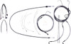 Magnum Shielding - 7871213 - KARBONFIBR Designer Handlebar Installation Kit - 18"-20" - '21-'23 FLTR