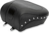 Mustang - 79114 - Wide Rear Seat - Studded - Black - Softail '84-'99