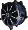 Rc Components - Black Airstrike Air Cleaner fits '17-'23 Harley M8 FLHT/​FLHR/​FLHX/​FLTRX & H-D FL Trike Models (Except '23 FLHXSE/FLTRXSE)