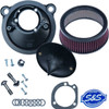 S&S Cycle - 170-0302E - Super Stock™ Stealth Air Cleaner Kit - Black