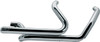 S&S Cycle - 550-0704 - Power Tune® Dual Headers - Chrome