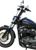 Thrashin Supply Co. - TSC-8025-1 - Handlebar Risers - Straight - 8" - Gauge Cutout - Black
