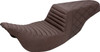 Saddlemen - 808-07B-176BR - Step-Up Seat - Front Tuck-n-Roll/Rear Lattice Stitch - Brown - FL '08-'24