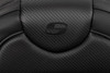 Saddlemen - 808-07B-18600 - Roadsofa™ Extended Reach Seat - Carbon Fiber - Black Stitch - without Backrest - FL '08-'24