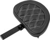 Saddlemen - 823-07-206B6 - RoadSofa™ Seat - with Backrest - Carbon Fiber - Lattice Stitch - White Stitch - FLTR/FLHX '23-'24