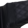 Saddlemen - 806-04-176 - Step-Up Seat - Front Tuck-n-Roll/Rear Lattice Stitch - Black