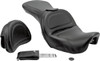 Saddlemen - 806-04-0301 - Seat - Explorer™ - With Backrest - Stitched - Black - Dyna
