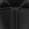 Saddlemen - 896-04-0042 - Dominator Solo Seat - w/o Backrest- Black w/ Gray Stitching - FXD/WG '96-'03
