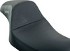 Slyfox - 4684B-slyfox - Drifter Seat - Gray Logo - Black Vinyl w/ Slipstop - Carbon Fiber - XL '04-'22