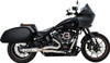Vance & Hines - 27337 - 2-into-1 Supersport Exhaust System - Brushed - Softail