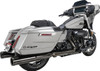 Vance & Hines - 16468 - Hi-Output Slip-On Mufflers - Dark Chrome - 4-1/2"