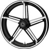 Arlen Ness - 71-422 - Wheel - Factory 24 - Front - Black/Contrast Cut - 21x3.5