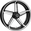 Arlen Ness - 71-420 - Wheel - Factory 24 - Front/Rear - Black/Contrast Cut - 18x5.5