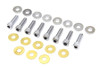 Colony - Chrome Rocker Cover Screw Kit fits Harley XL, FL, FXD - Allen