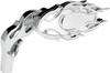Arlen Ness - 13-070 - Mirror - Micro - Flamed - Side View - Oval - Chrome - Left