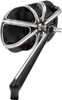 Arlen Ness - 13-160 - Mirror - Side View - Caged Series/10 Gauge - Black - Left