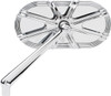 Arlen Ness - 13-165 - Mirror - Side View - Caged Series/Deep Cut - Chrome - Left