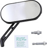Arlen Ness - 510-002 - Mirror - Sidekick - Side View - Oval - Black - Right