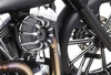 Arlen Ness - Black Inverted Series Air Cleaner Kit fits '17-'25 Harley M8 Touring (Except '23 FLHXSE/​FLTRXSE), '17-'25 H-D FL Trike, '18-'24 Softail Models