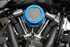 Arlen Ness - 600-239 - Method™ Clear Series Air Cleaner - Blue