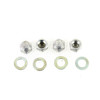 Colony - 8401-8 Rocker Shaft Cadmium End Cap Type Nuts with Washers fits '79-'83 FLT, '71-'84 FX, '82-'83 FXR Models