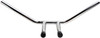 Emgo - 07-93421 - 1" T-Bar Handlebar - 6" - Dimpled - Chrome