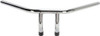 Emgo - 07-93421 - 1" T-Bar Handlebar - 6" - Dimpled - Chrome