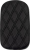 Drag Specialties Seats - Rear Solo Seat - Wide - Double Diamond - Black Stitch - FLH/FLT '97-'23