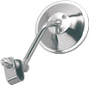 Emgo - 20-06804 - Mirror - Side View - Round - 4" Stem - Chrome - Each - Universal