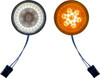 Custom Dynamics - PB-AW-25JAE-S - ProBeam® Front Turn Signal Inserts - LED - Smoke Lens