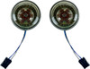 Custom Dynamics - PB-AW-25JAE-S - ProBeam® Front Turn Signal Inserts - LED - Smoke Lens