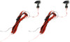 Custom Dynamics - CD-MICRO-R-C - Micro Turn Signals - Red -Chrome