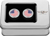 Figurati Designs - FD20-DC-2530-SS - Docking Covers - American Flag - Short - Silver