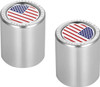 Figurati Designs - FD20-DC-2530-SS - Docking Covers - American Flag - Short - Silver