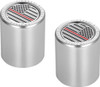 Figurati Designs - FD73-DC-2530-SS - Docking Covers - American Flag - Red Line - Short - Silver