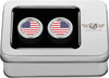Figurati Designs - FD20-DC-2730-SS - Docking Covers - American Flag - Silver