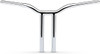 La Choppers - LA-7337-14 - Kage Fighter Welded Straight-Riser Handlebar - One Piece - 14" - Chrome