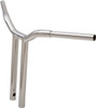 La Choppers - LA-7337-16 - Kage Fighter Welded Straight-Riser Handlebar - One Piece - 16" - Chrome