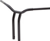 La Choppers - LA-7338-16B - Kage Fighter Welded Bent-Riser Handlebar - One Piece - 16" - Black