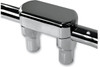 La Choppers - LA-7442-03 - Solid Handlebar Riser & Top Clamp Kit - 3" - Chrome