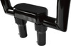 La Choppers - LA-7442-04B - Solid Handlebar Riser & Top Clamp Kit - 4" - Black