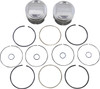 Kb Performance - KB426C.STD - Piston Kit - 3.750" Standard - 10.5:1 CR - 88" Twin Cam