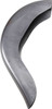 Klock Werks - KWF-02-0401 - Benchmark 4" Stretched Rear Fender - Smooth - Steel - For Custom Application