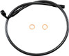 Magnum Shielding - AS478030 - Brake Line - 12mm-90° - 30" - Black Pearl