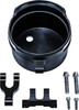 Performance Machine (Pm) - 0208-2192-SMB - Gauge Relocation Kit - Round - Black Ops®