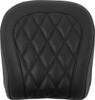 Mustang - 88511 - Wide Tripper™ Seat - Passenger - Black Stitching - FLT/FLH '23-'25