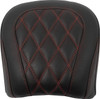 Mustang - 88511DC - Wide Tripper™ Seat - Passenger - Dark Cherry Stitching - FLT/FLH '23-'25