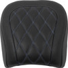 Mustang - 88511SB - Wide Tripper™ Seat - Passenger - Sky Blue Stitching - FLT/FLH '23-'25