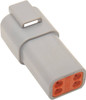 Namz - DR-4G - Deutsch Receptacle - 4 Pin - Gray